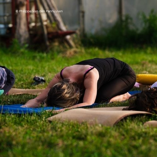 Buitenlucht yoga StadsAkker